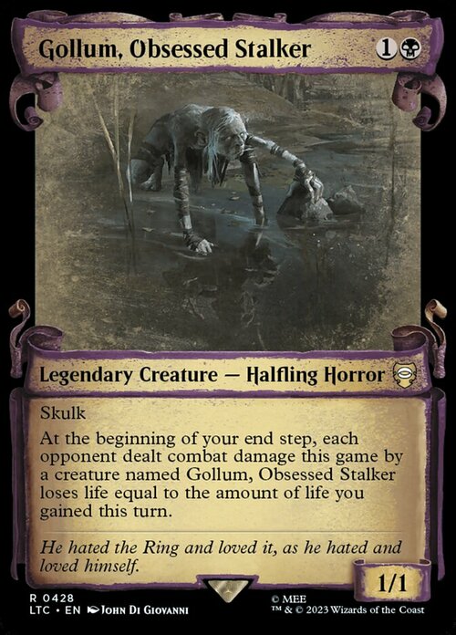 Gollum, Obsessed Stalker Card Front