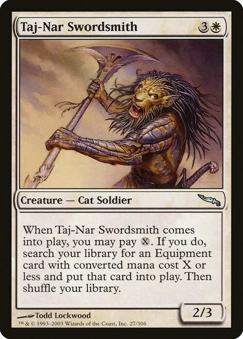 Taj-Nar Swordsmith Card Front