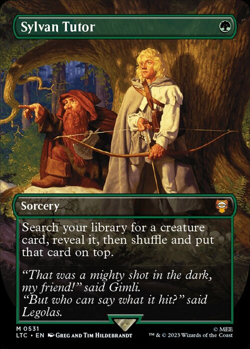 Sylvan Tutor Card Front