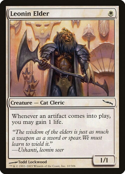 Leonin Elder Card Front