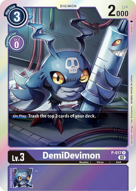 DemiDevimon Card Front