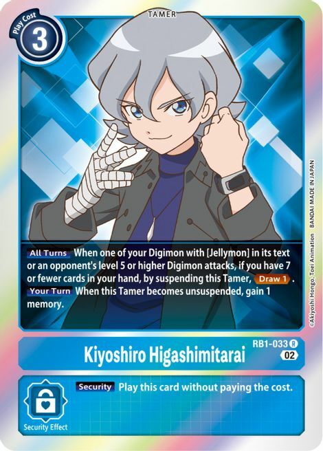 Kiyoshiro Higashimitarai Card Front