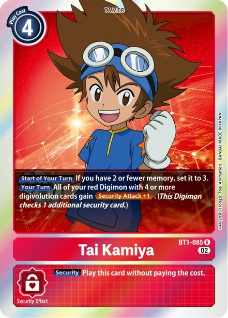 Tai Kamiya Card Front