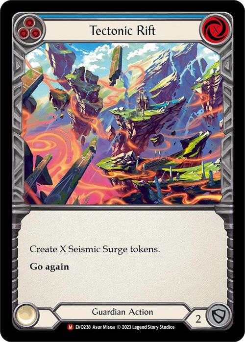 Tectonic Rift Card Front