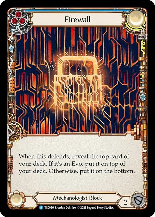 Firewall - Blue Card Front