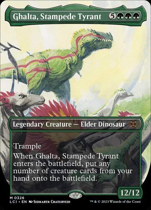 Ghalta, Stampede Tyrant Card Front