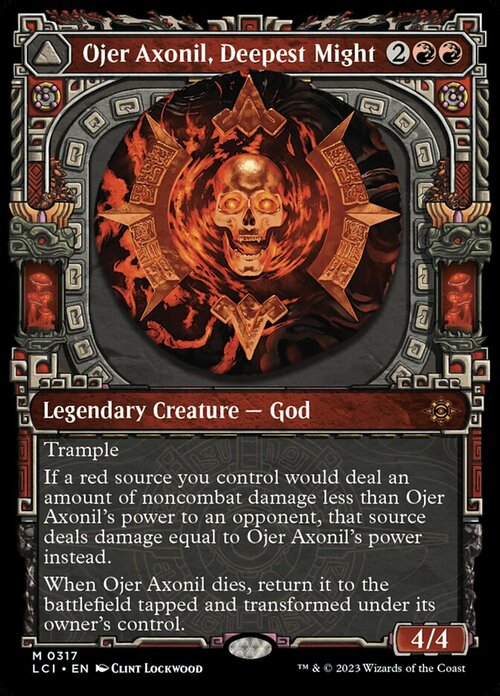 Ojer Axonil, Deepest Might // Temple of Power Card Front