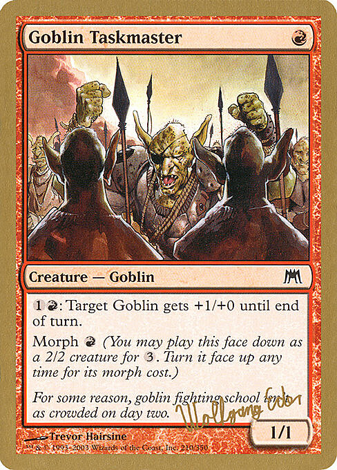 Goblin Taskmaster Card Front