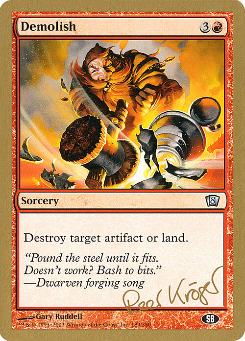 Demolish Card Front