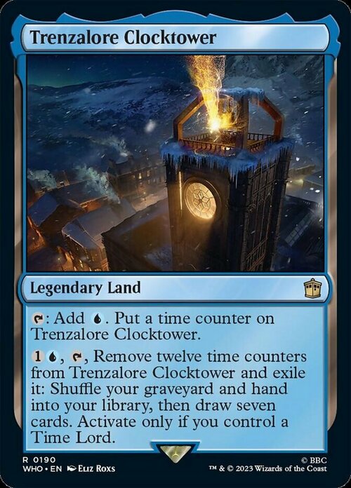 Trenzalore Clocktower Card Front