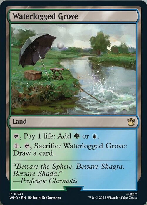 Waterlogged Grove Card Front