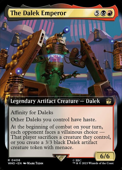 The Dalek Emperor Card Front