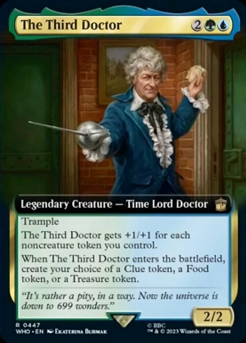 The Third Doctor Card Front