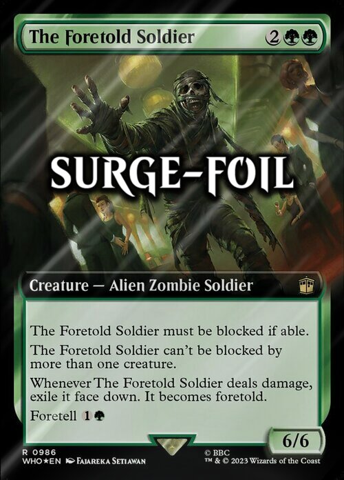 The Foretold Soldier Card Front