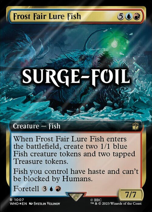 Frost Fair Lure Fish Card Front