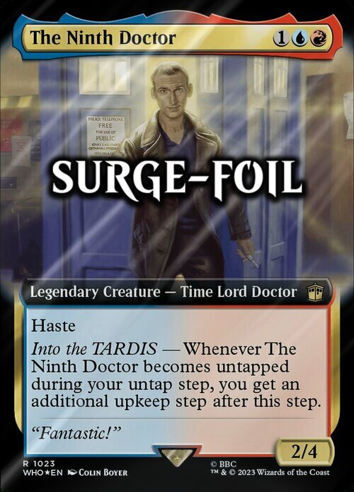 The Ninth Doctor Card Front