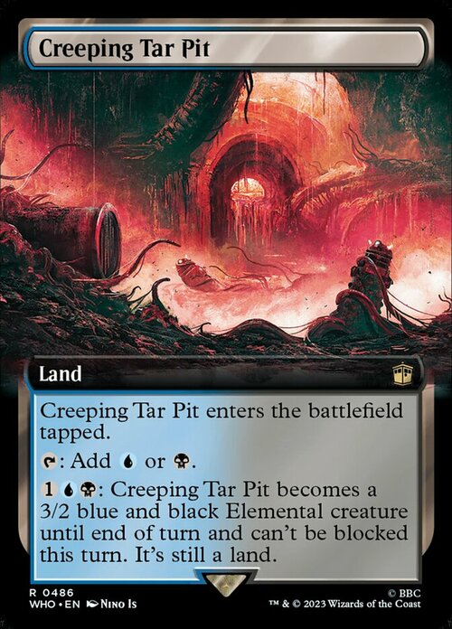 Creeping Tar Pit Card Front