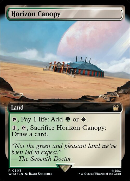 Horizon Canopy Card Front