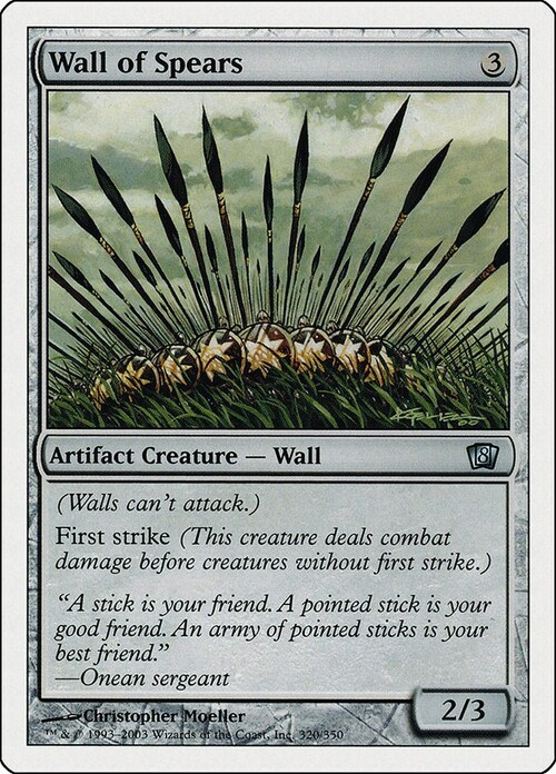 Wall of Spears Card Front