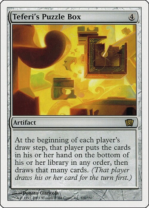 Teferi's Puzzle Box Card Front