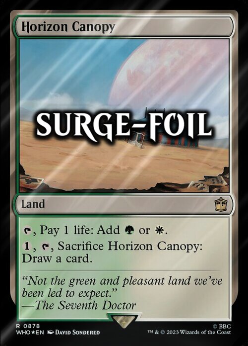 Horizon Canopy Card Front