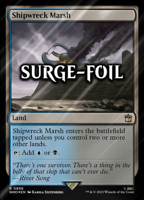 Shipwreck Marsh Card Front