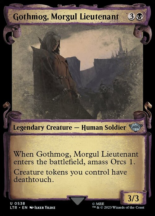 Gothmog, Morgul Lieutenant Card Front