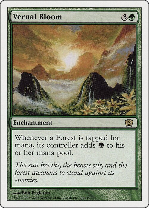 Vernal Bloom Card Front