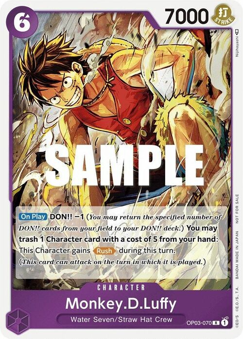 Monkey.D.Luffy Card Front