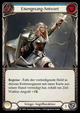 Ironsong Response - Blue Card Front