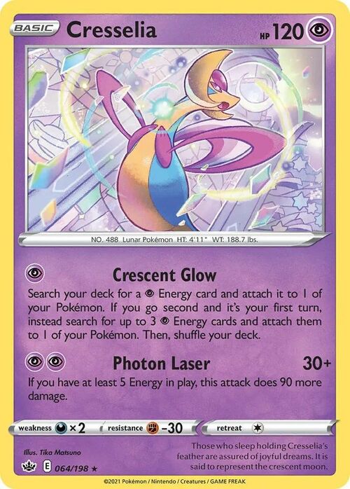 Cresselia Card Front