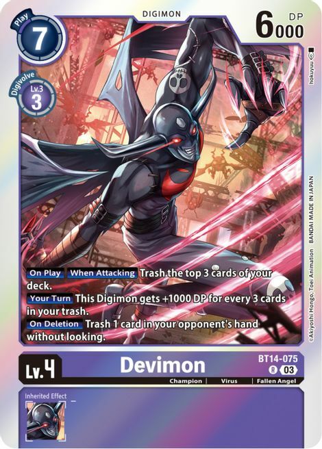 Devimon Card Front