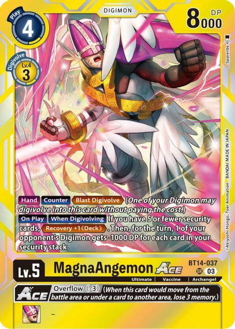 MagnaAngemon Ace Card Front