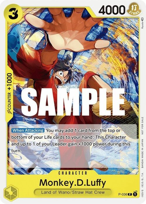 Monkey.D.Luffy Card Front