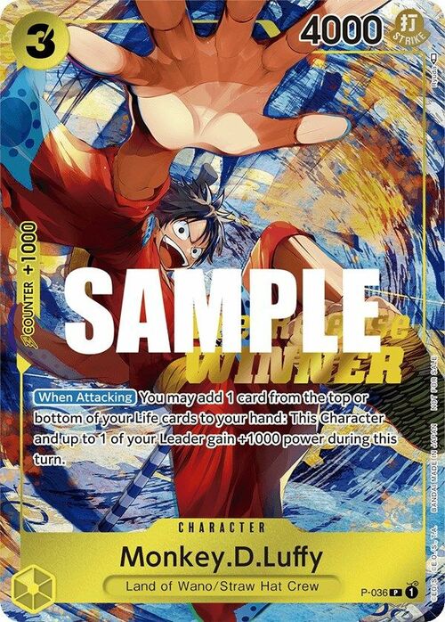 Monkey.D.Luffy Card Front