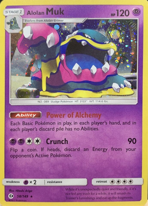 Alolan Muk Card Front