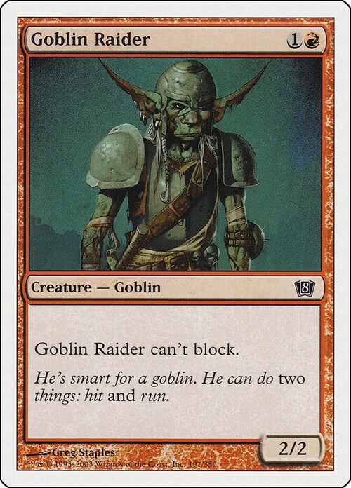 Goblin Raider Card Front