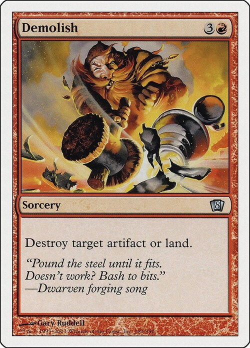 Demolish Card Front