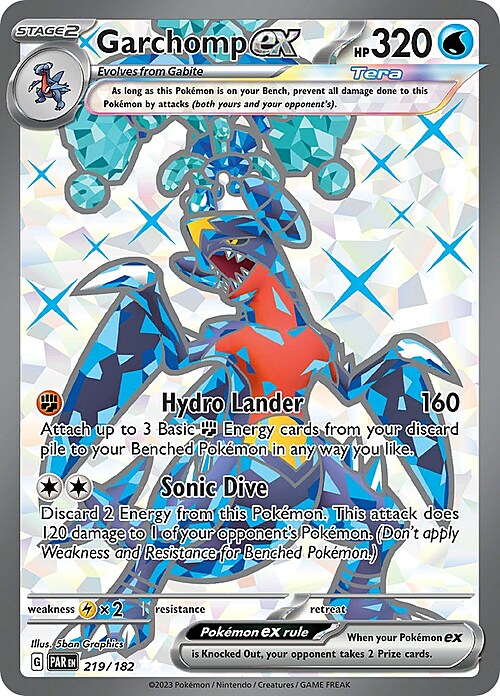 Garchomp ex Card Front