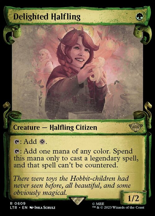 Delighted Halfling Card Front