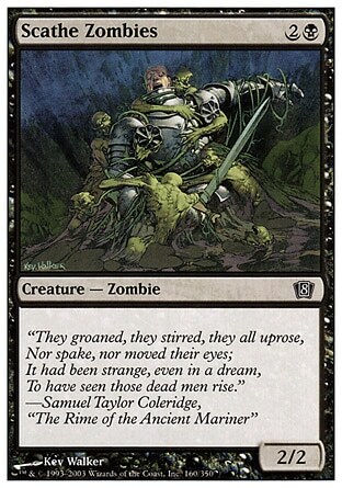 Scathe Zombies Card Front