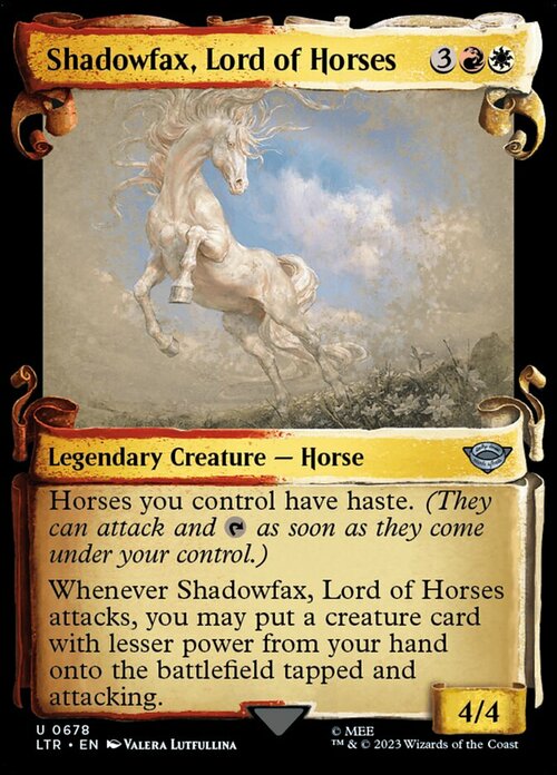 Shadowfax, Lord of Horses Card Front