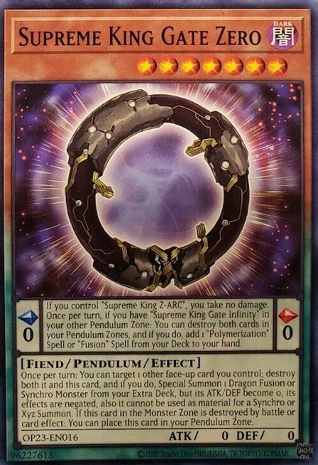 Supreme King Gate Zero Card Front