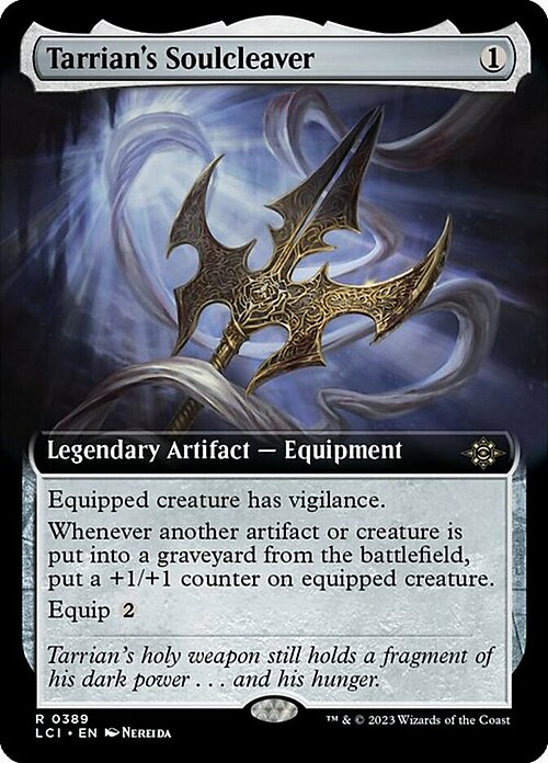 Tarrian's Soulcleaver Card Front