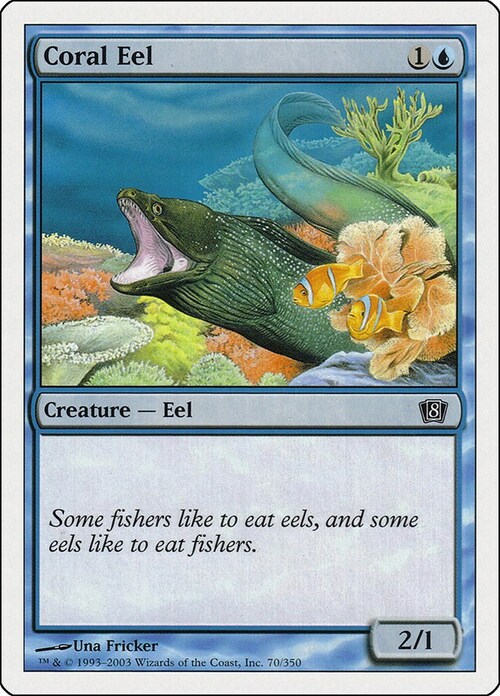 Coral Eel Card Front