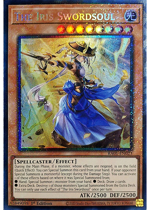 The Iris Swordsoul Card Front