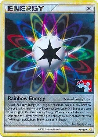 Rainbow Energy Card Front