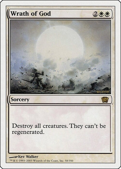 Wrath of God Card Front