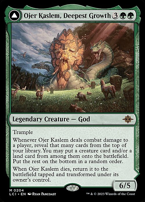 Ojer Kaslem, Crescita Profonda // Tempio della Coltivazione Card Front