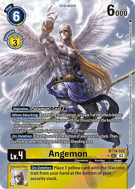 Angemon Card Front